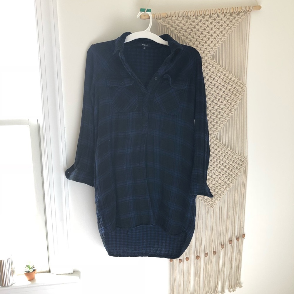 Madewell Flannel Dress